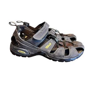 Teva Forebay 1001116 brown Fishing Hiking Trail Men's 12 Sandals Shoes